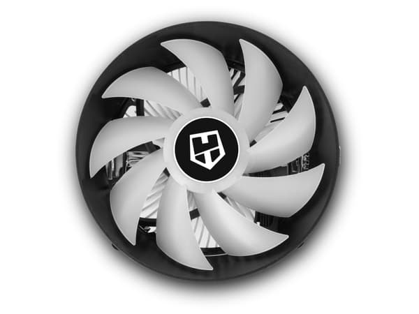 NOX Hummer H-123 PRO, Luftkjøler, 12 cm, 500 RPM, 1800 RPM, 25,6 dB, 61,5 cfm