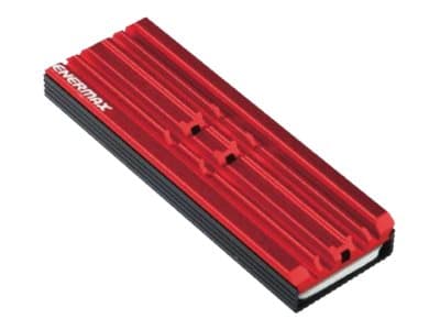 Enermax - SSD heatsink - aluminium - rød Rød