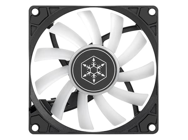 Silverstone Air Slimmer 90 ARGB, Vifte, 9,2 cm, 500 RPM, 2500 RPM, Sort