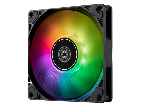 Silverstone Air Slimmer 90 ARGB, Vifte, 9,2 cm, 500 RPM, 2500 RPM, Sort Sort