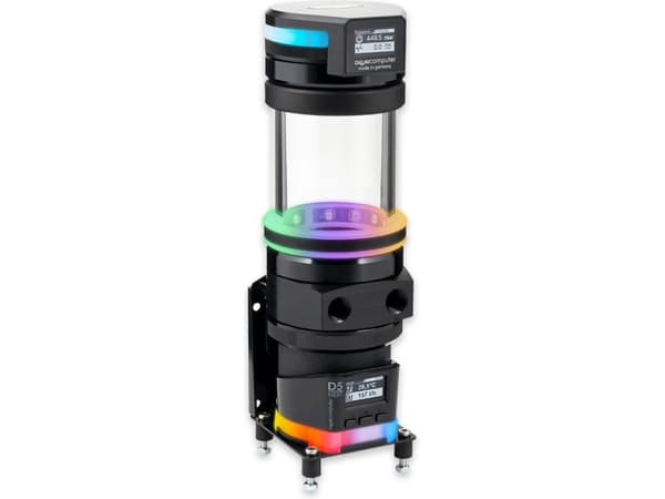 aqua computer ULTITUBE D5 100 PRO LEAKSHIELD paisuntasäiliö musta, Läpinäkyvä