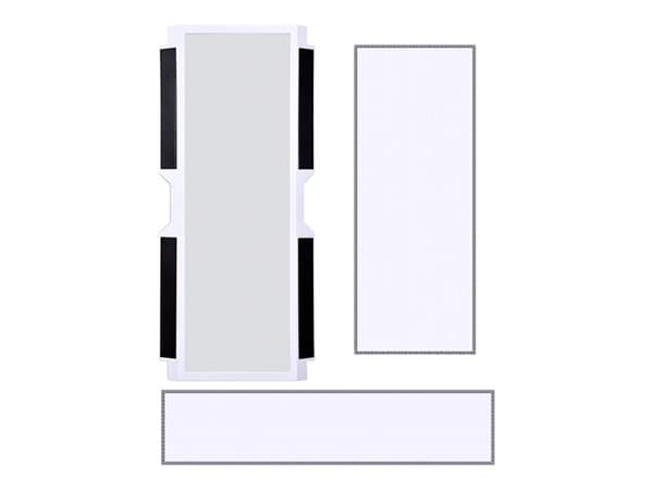 Lian Li LAN3-1W, Radiatior filter, ABS, Valkoinen, 487 mm, 201 mm, 30 mm