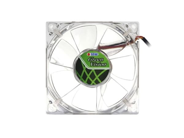 Titan TFD-9225GT12Z/V2(RB), Vifte, 9,2 cm, Gjennomsiktig