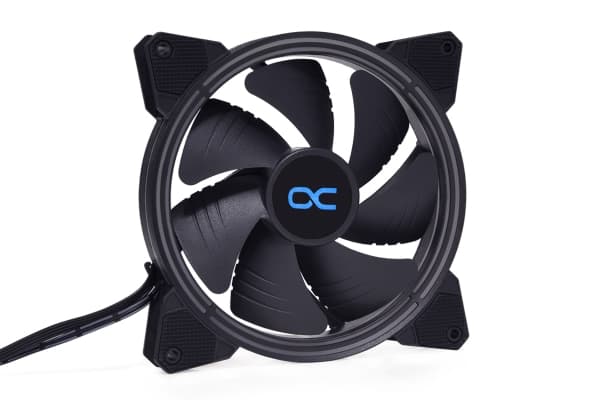 Alphacool 24807, Vifte, 14 cm, 600 RPM, 1500 RPM, 71 m³/t, Sort