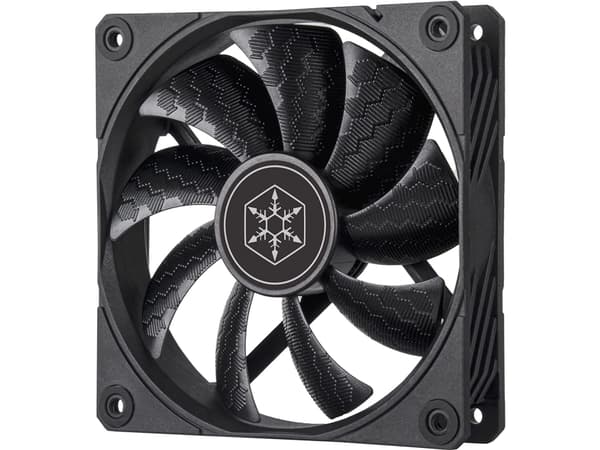 SilverStone Shark Force Lüfter, 120mm - svart