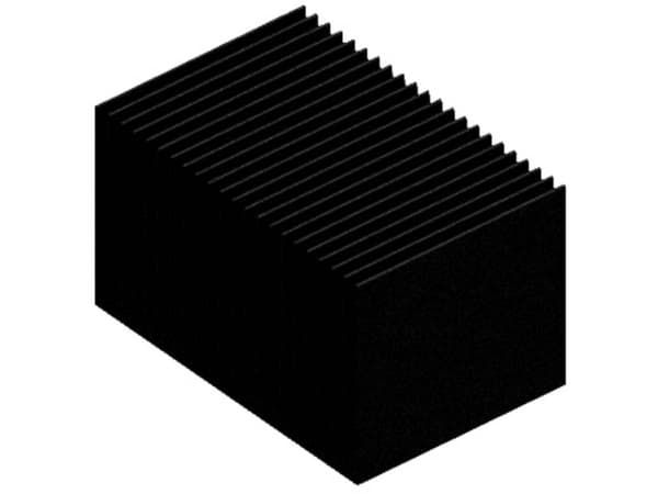 Fischer Elektronik 10133683 SK 628/100 SA Profilkølelegeme 4.5 K/W (L x B x H) 100 x 75 x 45 mm