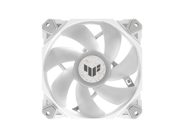 ASUS TUF Gaming TF120 ARGB - White Edition - kabinettvifte - 120 mm - hvit