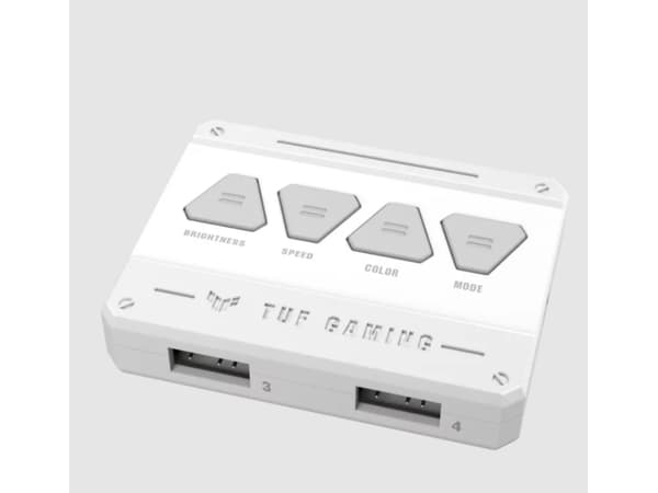ASUS TUF Gaming TF120 ARGB - White Edition - kabinettvifte - 120 mm - hvit (en pakke 3)