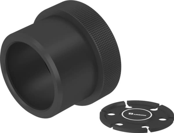 Barrow D5 pumpehus, POM - svart