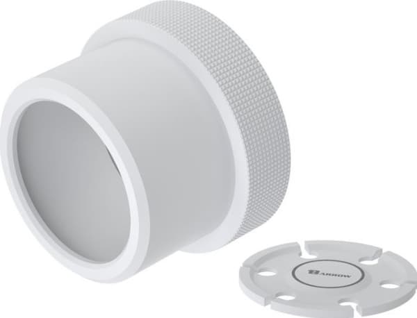 Barrow D5-hus Aluminium - vit