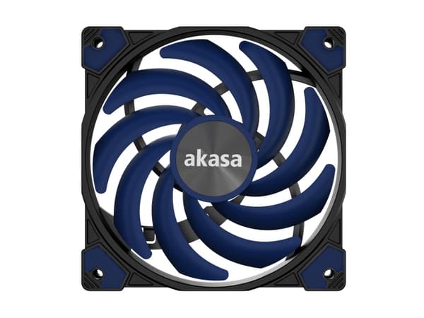 Akasa Alucia XS12 - Photic Blue Edition - lådfläkt - premium slim - 120 mm
