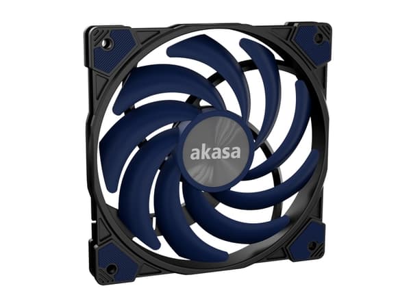 Akasa Alucia XS12 - Photic Blue Edition - lådfläkt - premium slim - 120 mm