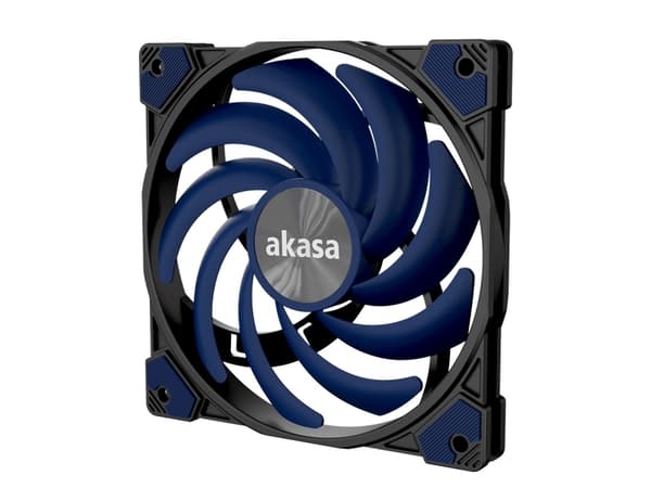 Akasa Alucia XS12 - Photic Blue Edition - lådfläkt - premium slim - 120 mm