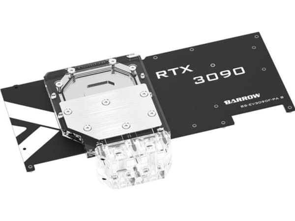 Barrow Aktive Backplate RTX 3080/90 FTW3 RGB - Acryl