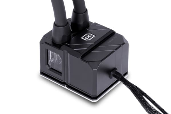 Alphacool 13074, Alt-i-ett væskekjøler, 12 cm, 2500 RPM, 118,9 m³/t, Sort