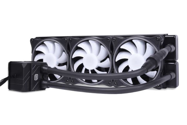 Alphacool 13074, Alt-i-ett væskekjøler, 12 cm, 2500 RPM, 118,9 m³/t, Sort