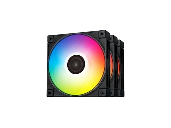 Deepcool FC120 - Kabinettvifte - 120 mm - svart (en pakke 3)