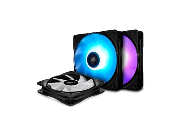Deepcool FC120 - Kabinettvifte - 120 mm - svart (en pakke 3)