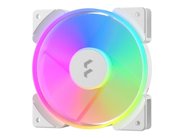 Fractal Design Prisma AL-12 - Lådfläkt - PWM, ARGB - 120 mm - vit