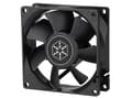 Miniatyrbilde 1 av 5: Silverstone FN80, Vifte, 8 cm, 27,81 cfm, Sort