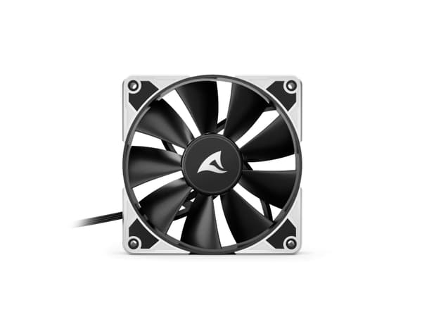 Sharkoon SilentStorm BW120 - Kabinettvifte - PWM - 120 mm - svart