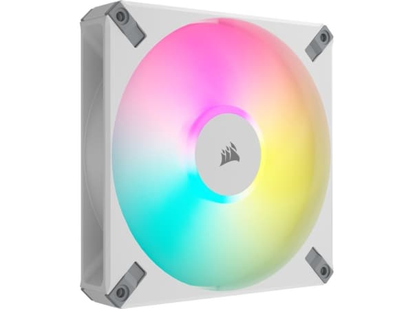 CORSAIR iCUE AF140 RGB ELITE - Kabinettvifte - 140 mm - hvit