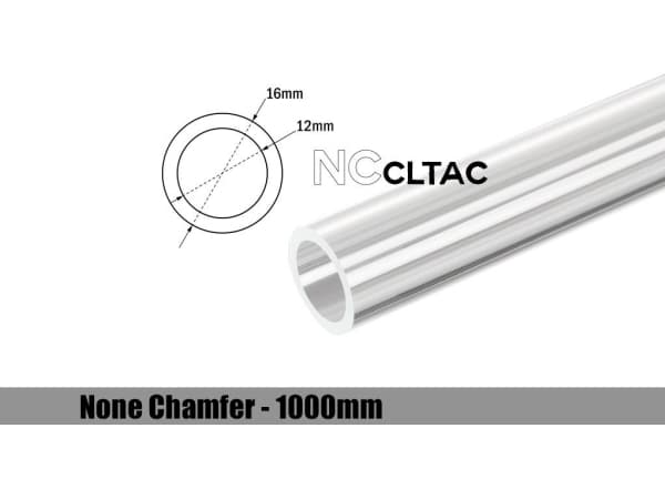 Bitspower Crystal Link Tube 16/12mm - 1000mm, transparent