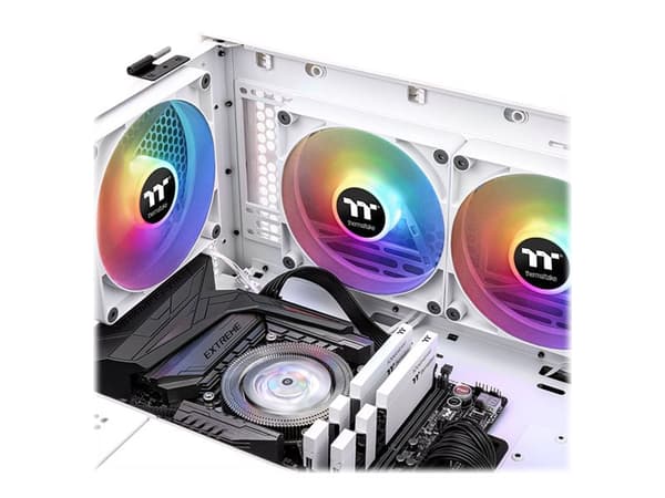 Thermaltake CT140 ARGB Sync - Kabinettvifte - 140 mm - hvit (en pakke 2) Hvit