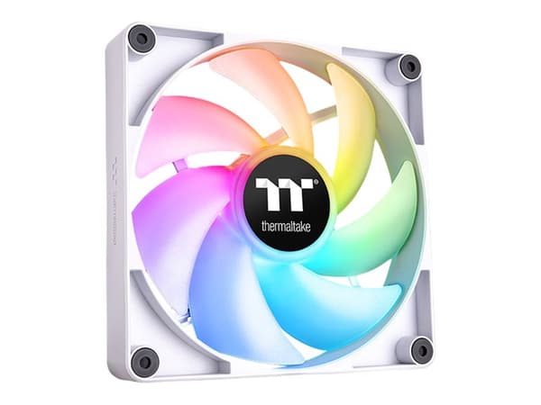 Thermaltake CT120 ARGB Sync - Kabinettvifte - 120 mm - hvit (en pakke 2)