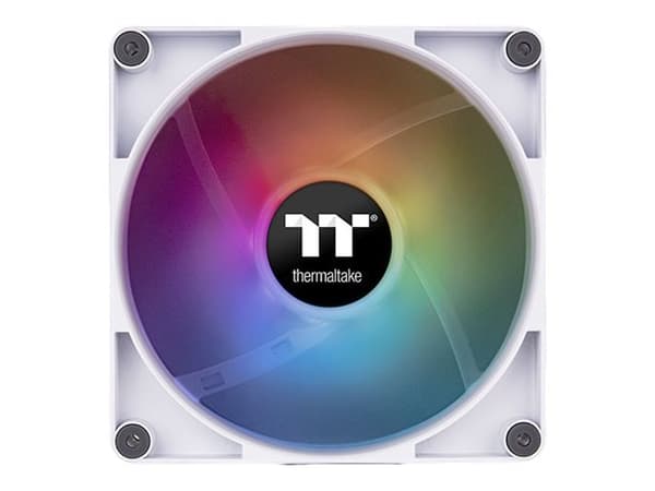 Thermaltake CT120 ARGB Sync - Kabinettvifte - 120 mm - hvit (en pakke 2)