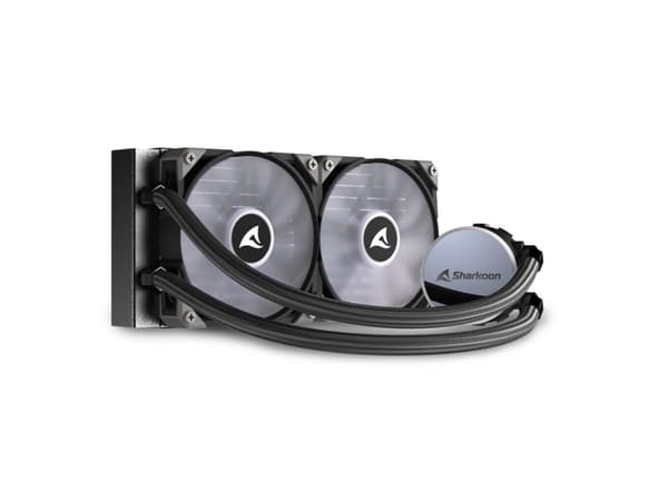 Sharkoon Water Cooling S70 RGB 2 tuuletinta 240mm musta