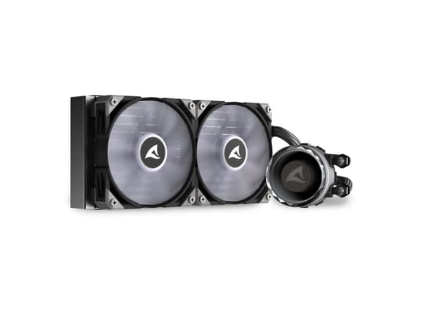 Sharkoon Water Cooling S80 RGB 2 tuuletinta 240mm musta