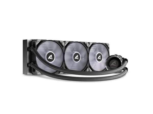 Sharkoon Water Cooling S90 RGB 3 tuuletinta 360mm musta