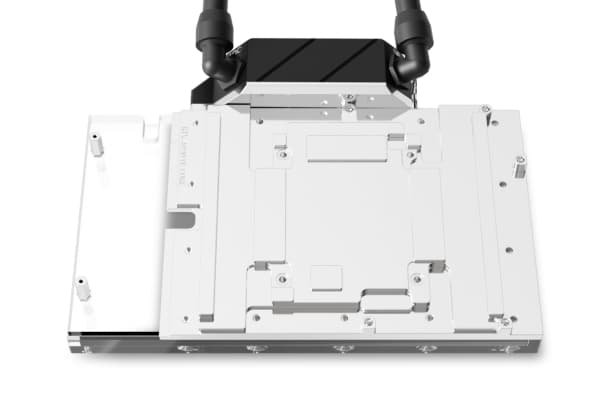 Alphacool Eiswolf 2 AIO, Allt-i-ett vätskekylare, 12 cm, 119,8 m³/h, Svart, Transparent