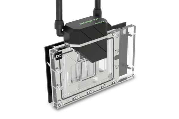 Alphacool Eiswolf 2 AIO, Allt-i-ett vätskekylare, 12 cm, 119,8 m³/h, Svart, Transparent
