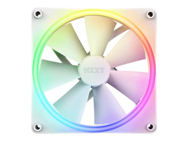 NZXT F Series F140 RGB DUO - Innsats med vifte - 140 mm - hvit Hvit