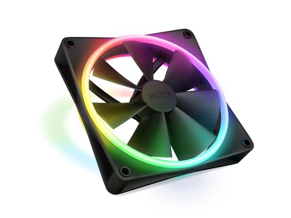 NZXT F Series F140 RGB DUO - Kabinettvifte - 140 mm - svart