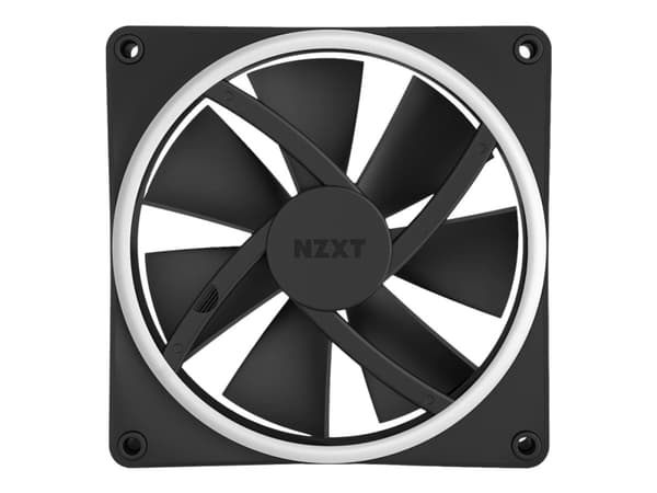 NZXT F Series F140 RGB DUO - Kabinettvifte - 140 mm - svart Sort