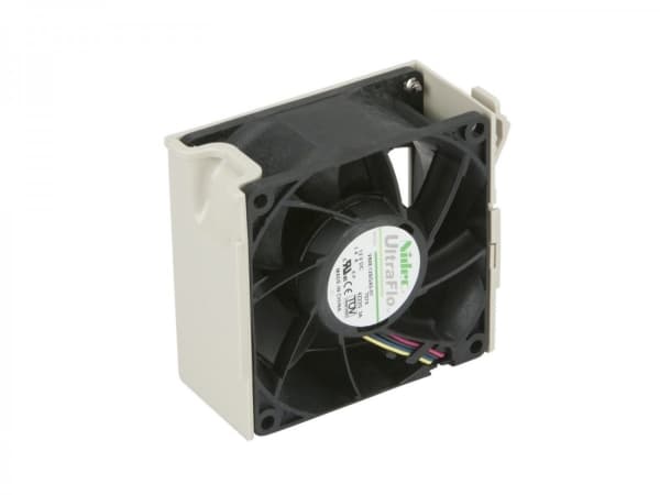 Supermicro FAN-0118L4, Vifte, 8 cm, 9500 RPM, 61 dB, 100 cfm, Sort, Krem