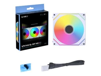 Lian Li UNI FAN SL-INFINITY - Kabinettvifte - 140 mm - hvit