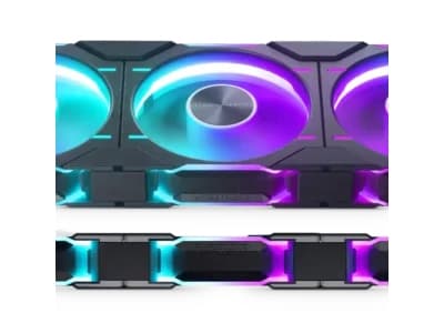 Phanteks PH-F120D30 - Kabinettvifte - revers - 120 mm - svart (en pakke 3)