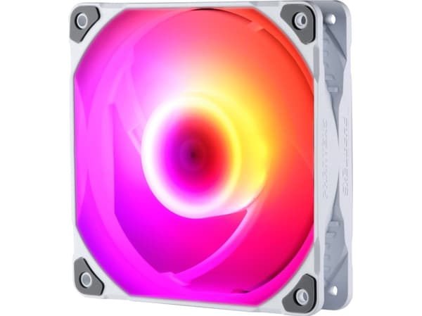 Phanteks M25 - Lådfläkt - 120 mm - vit (paket om 3) - för Phanteks; Eclipse; Enthoo; Evolv Shift