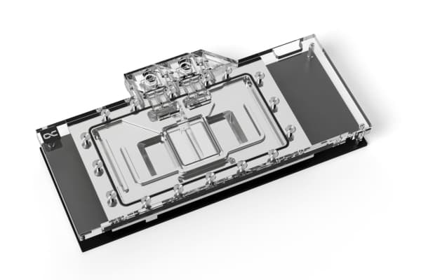 Alphacool 13547, Vannblokk + Bakplate, Akryl, Aluminium, Kopper, Sort, 3-Pin JST, 1/4", 135,2 mm