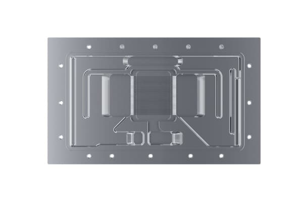 Alphacool 13547, Vannblokk + Bakplate, Akryl, Aluminium, Kopper, Sort, 3-Pin JST, 1/4", 135,2 mm