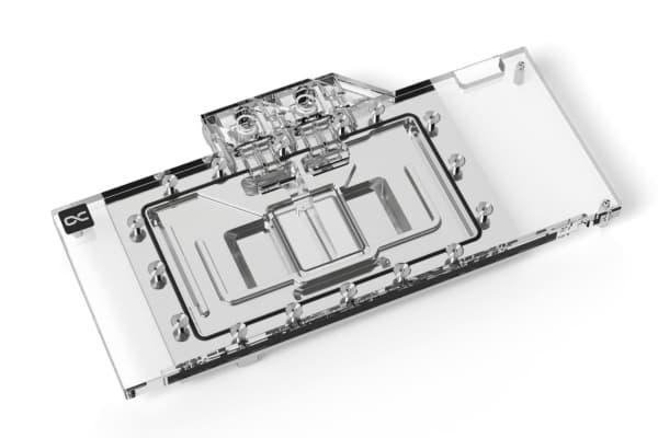 Alphacool 13547, Vannblokk + Bakplate, Akryl, Aluminium, Kopper, Sort, 3-Pin JST, 1/4", 135,2 mm