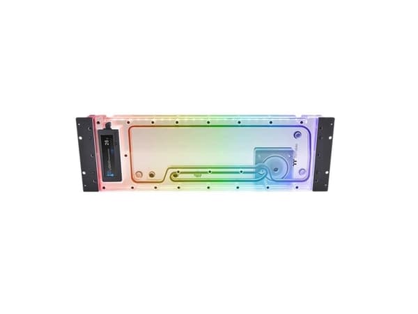 Thermaltake Pacific Ultra Core P8 DP-D5 Plus, Væskekjølesett, 1800 RPM, 4800 RPM, Gjennomsiktig