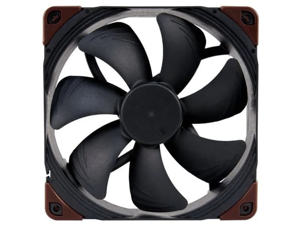 Noctua NF-A14 industrialPPC-2000, Tuuletin, 14 cm, 500 RPM, 2000 RPM, 31,5 dB, 182,5 m³/h musta, Ruskea