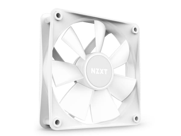 NZXT F Series F140 RGB - Innsats med vifte - 140 mm - Hvit (pakke med 2)