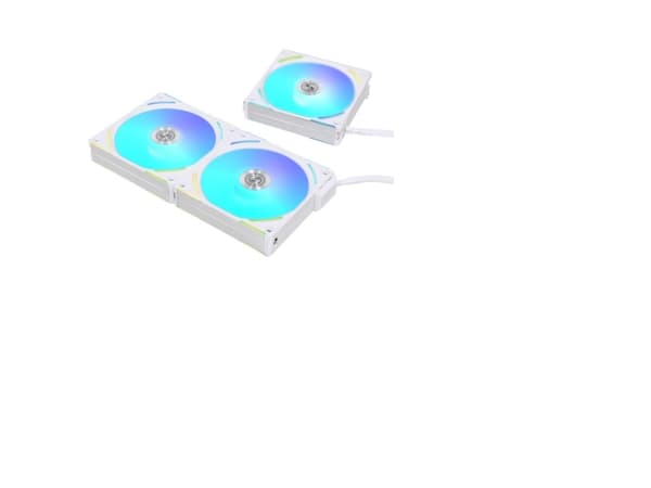 Lian Li UNI FAN AL V2 - Kabinettvifte - 120 mm - hvit (en pakke 3)