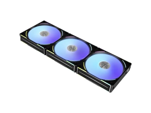 Lian Li UNI FAN - Lådfläkt - 120 mm - svart (paket om 3)